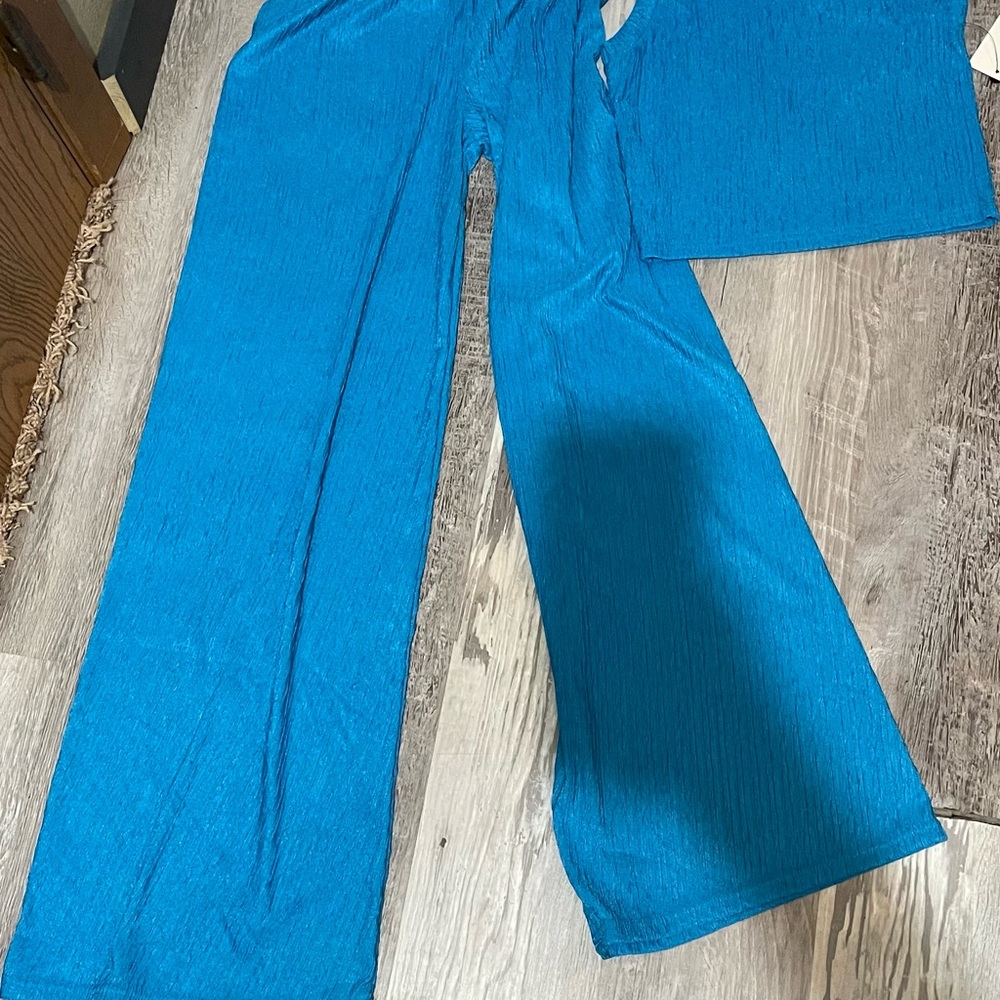 Vibrant Blue Two-Piece Set
